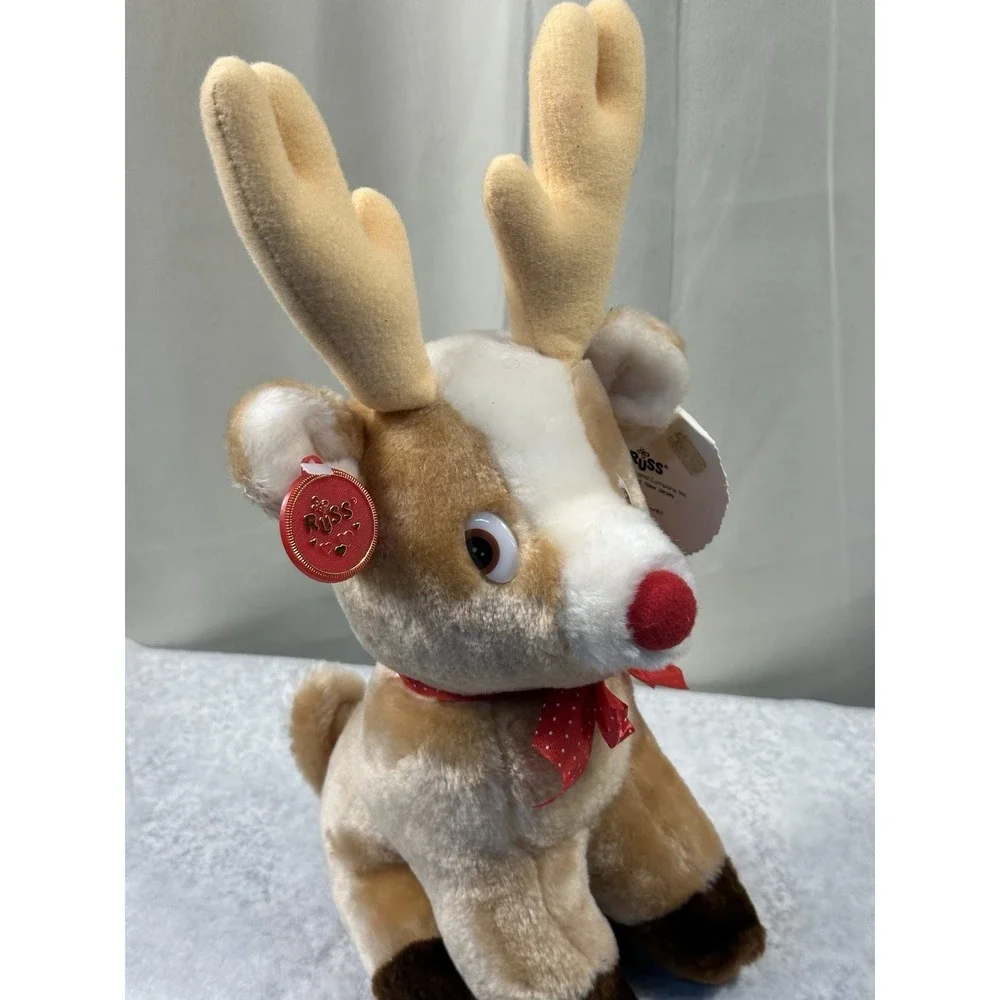 Vintage Russ And Berry Rudolph Luv Pets Collection New With‎ Tags 14inch